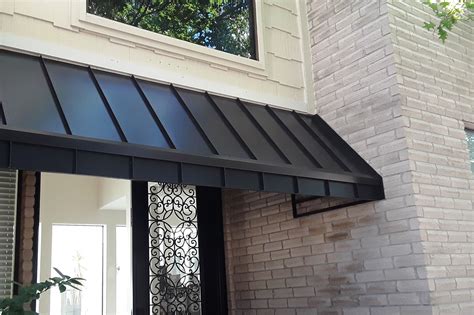 metal awning for house|residential painted metal awnings.